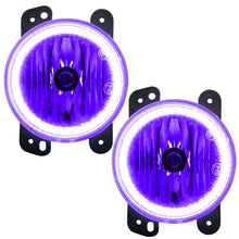 Cargar imagen en el visor de la galería, Oracle Lighting 10-15 Jeep Wrangler JK Pre-Assembled LED Halo Fog Lights -UV/Purple SEE WARRANTY