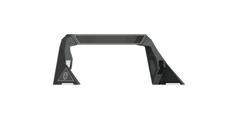 Road Armor 10-19 Dodge 1500 iDentity Soporte para dolor de cabeza con cápsulas para rieles de cama/cápsula de luz central de 40 pulgadas/Hyve Raw