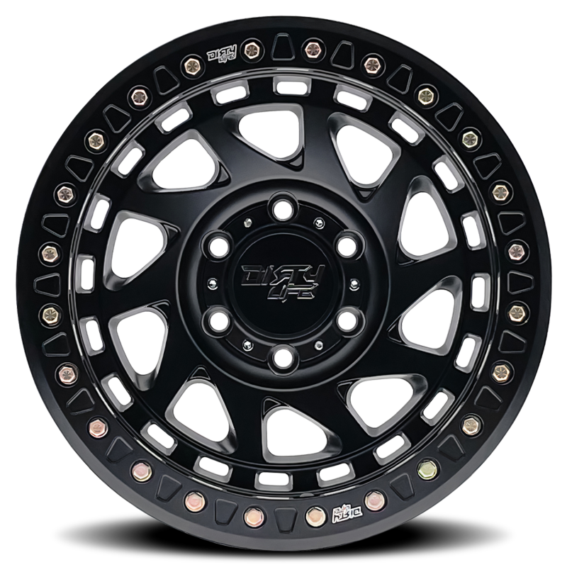Dirty Life 9313 Enigma Race 17x9 / 6x139.7 BP / -12mm Offset / 106mm Hub Rueda negra mate