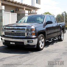 Cargar imagen en el visor de la galería, Westin 14-18 Chevrolet Silverado 1500 DC 6.5ft Bed HDX Stainless Drop W2W Nerf Step Bars - Tex. Blk