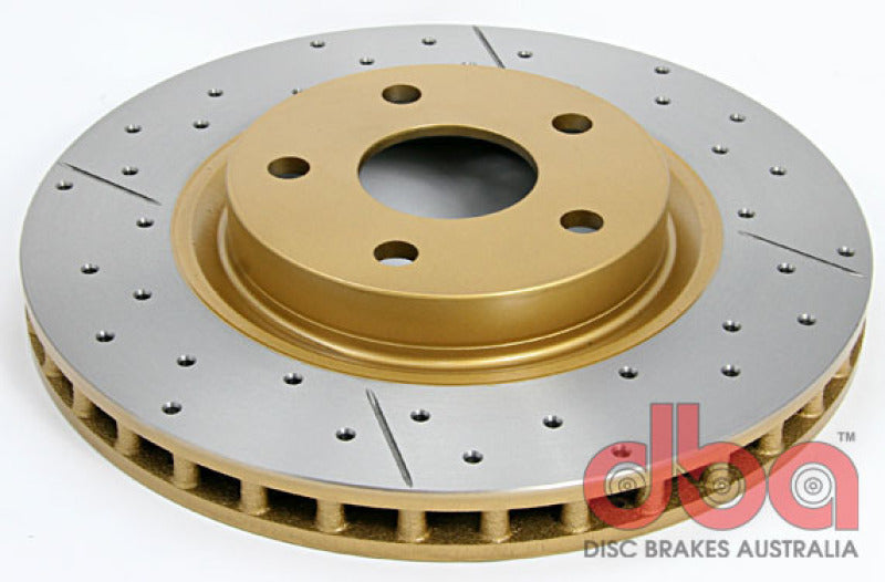 DBA 2009 Pontiac G8 GT 6.0L (V8) Rotor delantero unidireccional perforado en cruz/ranurado