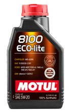 Cargar imagen en el visor de la galería, Motul 1L Synthetic Engine Oil 8100 5W20 ECO-LITE