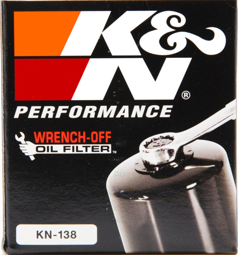 Filtro de aceite K&amp;N Suzuki / Arctic Cat / Cagiva / Kawasaki / Kymco / Aprilia 2.813 pulgadas OD x 3.031 pulgadas H