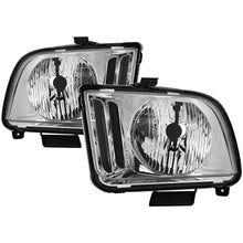 Cargar imagen en el visor de la galería, xTune Ford Mustang 05-09 Halogen OEM Style Headlight (Non HID) OEM Chrome HD-JH-FM05-C