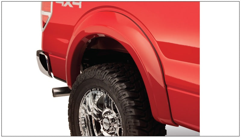 Bushwacker 09-14 Ford F-150 Styleside Extend-A-Fender estilo bengalas 4 piezas 67.0/78.8/97.4 pulgadas cama - negro