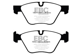 Pastillas de Freno Delanteras EBC 11+ BMW 528 2.0 Turbo (F10) Redstuff