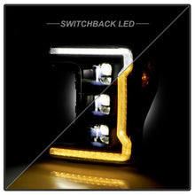 Load image into Gallery viewer, Spyder Ford F-250/F-350/F450 17-18 Full LED Headlights Chrome PRO-YD-FS17HALAP-SEQ-BK