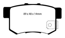 Cargar imagen en el visor de la galería, EBC 97 Acura CL 2.2 Redstuff Rear Brake Pads