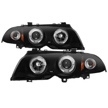 Cargar imagen en el visor de la galería, Spyder 99-01 BMW E46 3 Series 4DR Projector Headlights 1PC LED Halo (PRO-YD-BMWE46-4D-HL-AM-BSM)