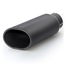 Cargar imagen en el visor de la galería, Kit de puntas de tubo de escape Banks Power - SS Obround Slash Cut - Negro - Tubo de 3,5 pulgadas - 4,38 pulgadas x 5,25 pulgadas x 13,38 pulgadas
