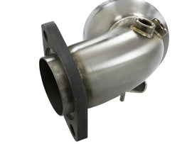 aFe Acero trenzado 3 pulg. Bajante serie Catted 304 SS 16-18 Ford Focus RS I4-2.3L (t)