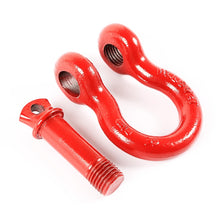 Cargar imagen en el visor de la galería, Rugged Ridge Red 7/8in D-Shackles
