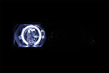 Cargar imagen en el visor de la galería, ANZO 1998-2005 Chevrolet S-10 Faros delanteros con proyector con halo negro