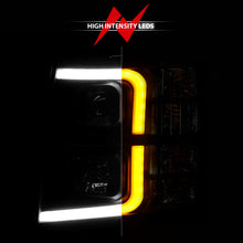 Cargar imagen en el visor de la galería, ANZO 2007-2013 Chevrolet Silverado 1500 Proyector con barra de luz, carcasa negra con secuencial