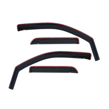 Cargar imagen en el visor de la galería, Westin 2014-2018 Chevy Silverado 1500 Dbl Cab Wade In-Channel Wind Deflector 4pc - Smoke
