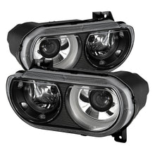 Cargar imagen en el visor de la galería, Xtune Dodge Challenger 08-14 Xenon Hid Model Only Projector Headlamps Black HD-JH-DCHAL08-HID-BK
