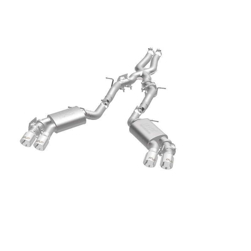 MagnaFlow 2016 Chevy Camaro 6.2L V8 Competition Cat Back con puntas pulidas cuádruples