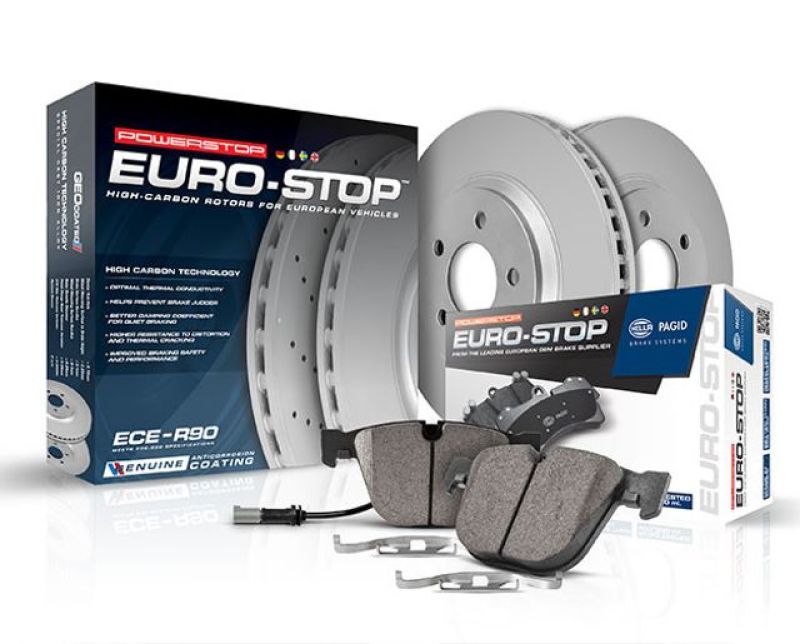 Power Stop 01-09 Volvo S60 Front Euro-Stop Brake Kit