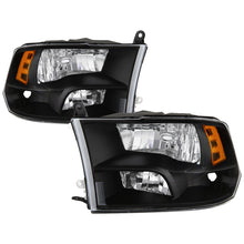 Cargar imagen en el visor de la galería, xTune Dodge Ram 1500 09-17 (Non-LED) Halogen Only OEM Style Headlights - Black HD-JH-DR09-QU-BK