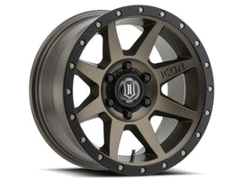 ICON Rebound 18x9 6x5.5 25mm Offset 6in BS 95.1mm Rueda de bronce de diámetro