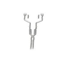 Cargar imagen en el visor de la galería, MagnaFlow Cat-Back, SS, 2.5 pulgadas, cuádruple trasero dividido con punta de 3.5 pulgadas 2015 Dodge Challenger 3.6L V6