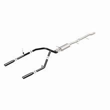 Cargar imagen en el visor de la galería, MagnaFlow SYS Cat-Back 3.5in Black Dual Split Rear Tips 10-13 Chevy Silverado / GMC Sierra 5.3L