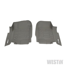 Cargar imagen en el visor de la galería, Westin 2017-2018 Ford Super Duty Regular/Super/Crew Cab Wade Sure-Fit Floor Liners Front - Gray
