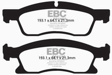 Cargar imagen en el visor de la galería, EBC 13+ Dodge Durango 5.7 Ultimax2 Front Brake Pads
