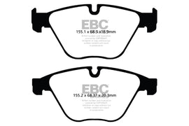 Pastillas de Freno Delanteras EBC 10+ BMW 535i 3.0 Turbo (F10) Redstuff