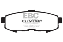 Cargar imagen en el visor de la galería, EBC 04-06 Mazda MPV 3.0 Greenstuff Rear Brake Pads