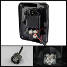 Load image into Gallery viewer, Spyder Jeep Wrangler 07-15 LED Tail Lights Black ALT-YD-JWA07-LED-BK