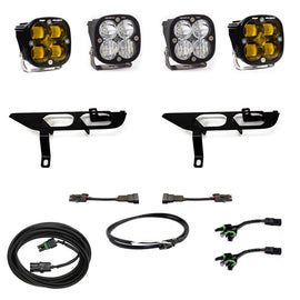 Baja Designs 2021+ Ford F150 Kit de bolsillo antiniebla SAE Amber Squadron Pro DC