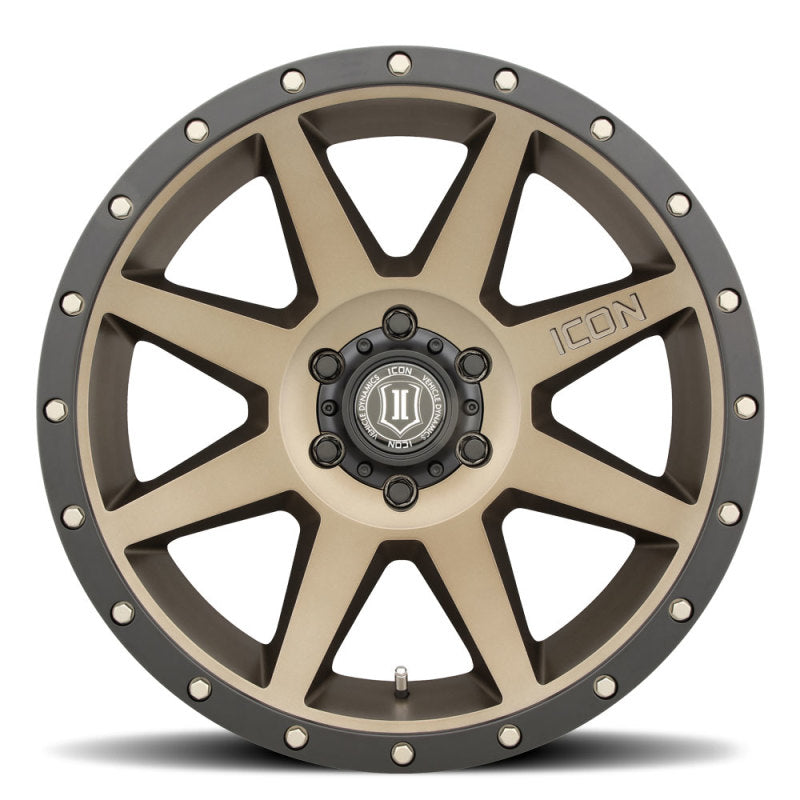 ICON Rebound 20x9 6x5.5 0mm Offset 5in BS Rueda de bronce