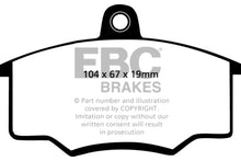 Cargar imagen en el visor de la galería, EBC 80-82 Audi 4000 1.6 Greenstuff Front Brake Pads
