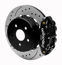 Load image into Gallery viewer, Wilwood 2020+ Jeep Gladiator Narrow Superlite 4R Rear Drill &amp; Slot. Brake Kit 14.00in Black w/ Lines