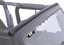 Cargar imagen en el visor de la galería, Rampage 1976-1983 Jeep CJ5 Canal de parabrisas - Negro