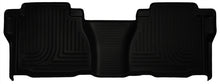 Cargar imagen en el visor de la galería, Husky Liners 07-13 Toyota Tundra Crew Cab / Ext Cab WeatherBeater Revestimientos de piso para segundo asiento negro