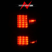 Cargar imagen en el visor de la galería, ANZO 15-19 Chevy Silverado 2500HD/3500HD (solo halógenos de fábrica) luces traseras LED negras con lente transparente