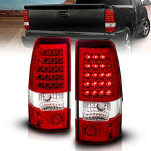 Cargar imagen en el visor de la galería, ANZO 2003-2006 Chevrolet Silverado 1500 luces traseras LED rojo/transparente