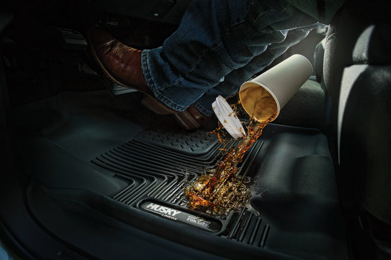 Husky Liners 07-11 Toyota Tundra Pickup (Crew/Ext/Std Cab) X-Act Contour negro revestimiento de piso delantero