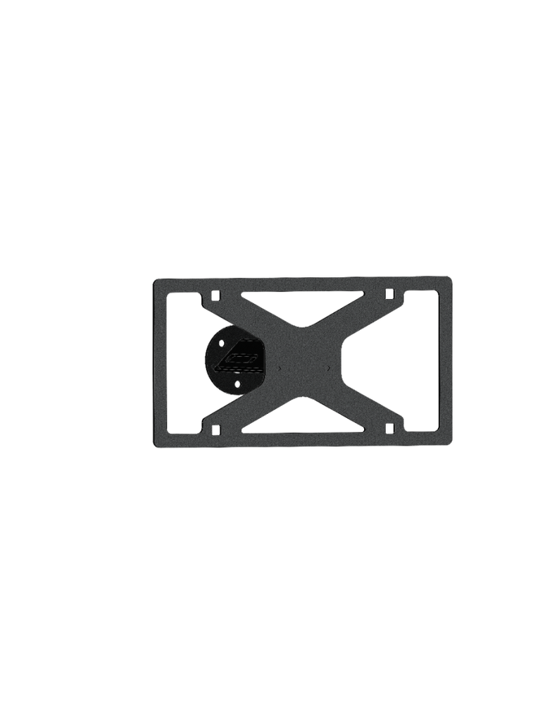 Road Armor 07-18 Jeep Wrangler JK Stealth Soporte para placa de matrícula para neumáticos traseros - Tex Blk
