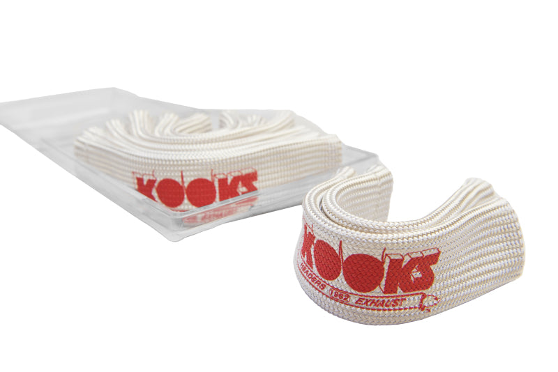 Juego de fundas universales para bujías Kooks, natural con logotipo rojo (juego de 8)