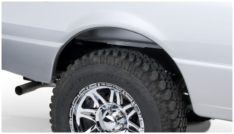 Bushwacker 93-11 Ford Ranger Styleside Extend-A-Fender estilo bengalas 4 piezas 72.0/84.0 pulgadas cama - negro