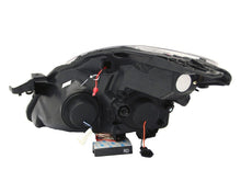 Cargar imagen en el visor de la galería, ANZO 2008-2009 Nissan Altima (2 Door ONLY) Projector Headlights w/ Halo Black (CCFL)