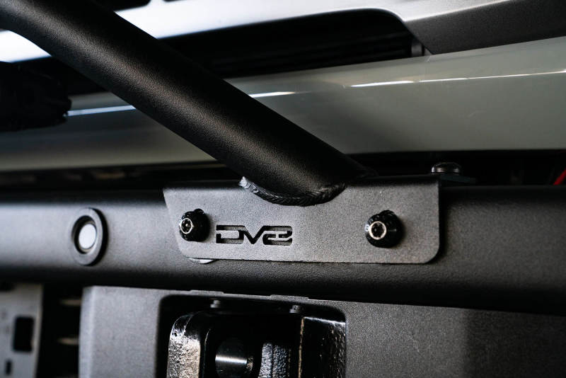 DV8 Offroad 2021-2022 Ford Bronco (no para parachoques de plástico de fábrica) Barra protectora de parachoques de fábrica - Negro
