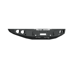 Road Armor 19-20 Ford Ranger Stealth Parachoques delantero con cabrestante y cápsulas de luz redondas, Tex Blk