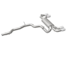 Cargar imagen en el visor de la galería, MagnaFlow Sys C/B 2015-2017 Volkswagen Golf R 3 pulgadas SS pulidas Quad Tip salida trasera dividida