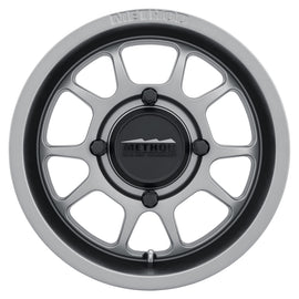 Method MR409 Bead Grip 15x8 / 4+4/0mm Offset / 4x136 / 106.25mm CB Steel Grey Wheel