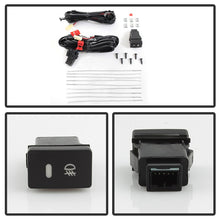 Cargar imagen en el visor de la galería, Spyder 17-18 Honda CRV OEM Fog Lights w/Switch &amp; Cover - Clear (FL-HCRV2017-T-C)