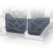 Cargar imagen en el visor de la galería, DV8 18-22 Jeep 4 puertas JL/JT Medias puertas de aluminio con parte trasera de malla perforada